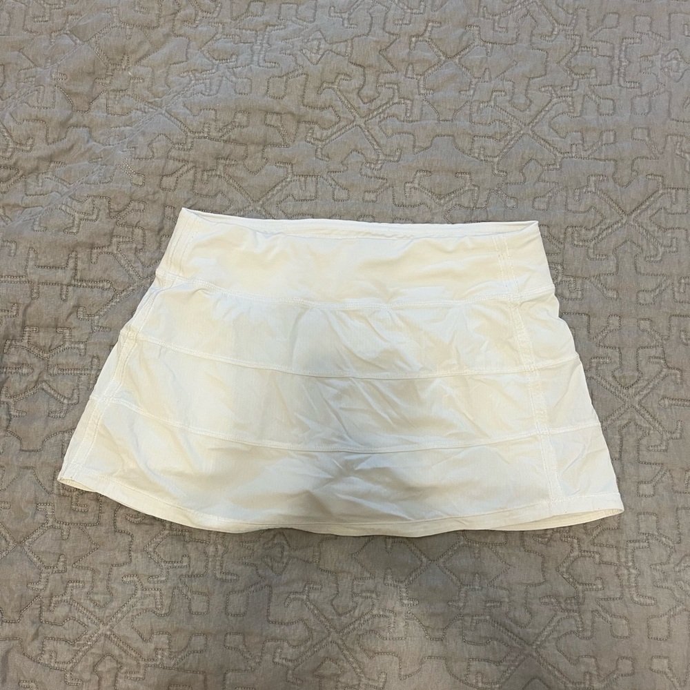 White Lululemon skirt